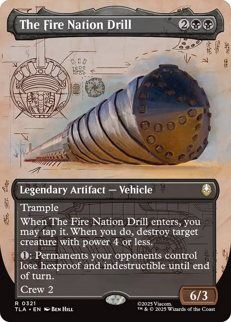 The Fire Nation Drill (Borderless) [TLA - 321]