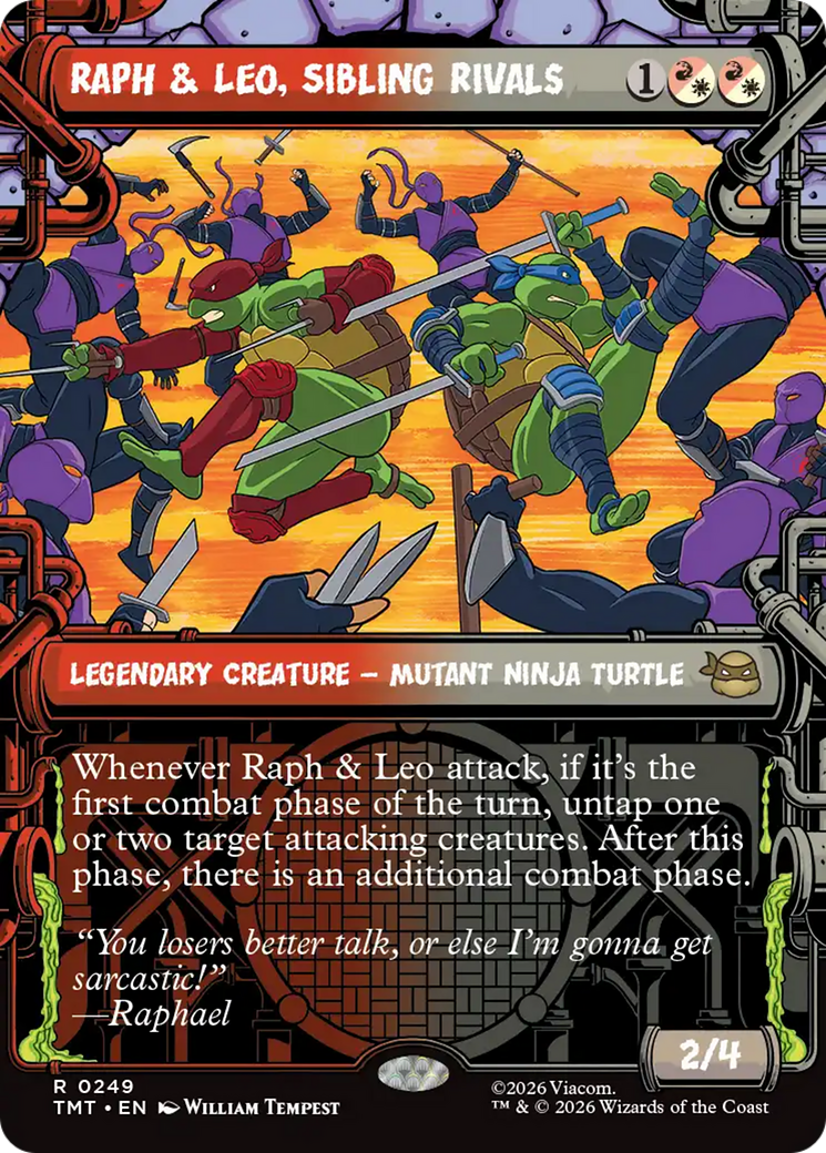 Raph & Leo, Sibling Rivals (Showcase) [TMT - 249]