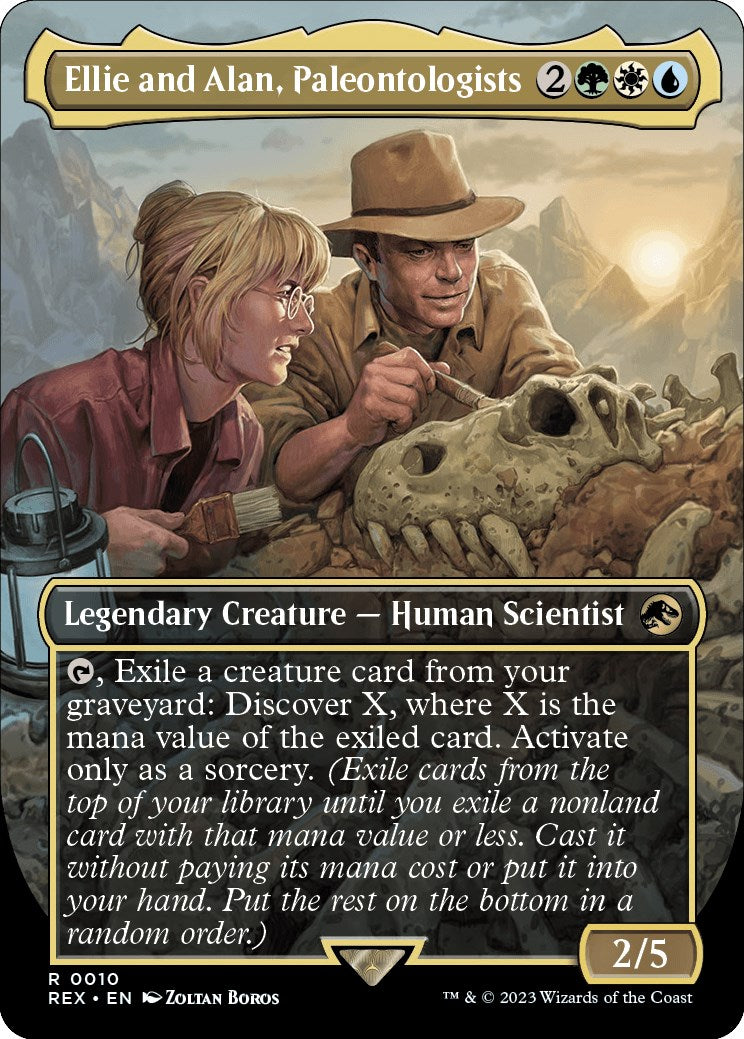 Ellie and Alan, Paleontologists (Borderless)