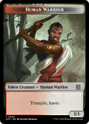 Human Warrior // Plot Double-Sided Token