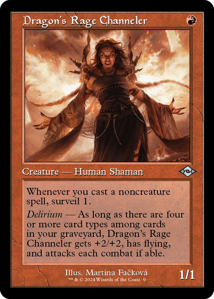 Dragon's Rage Channeler (Retro Frame)