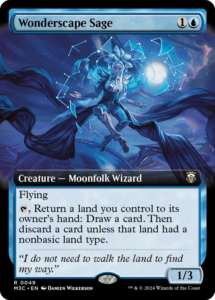 Wonderscape Sage (Extended Art) (Ripple Foil)