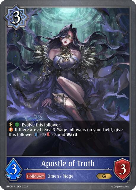 Apostle of Truth - P15EN (Foil) (BP05-P15EN) [Omens Eternal]