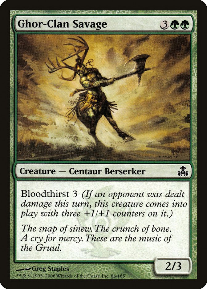 Ghor-Clan Savage [GPT - 86]