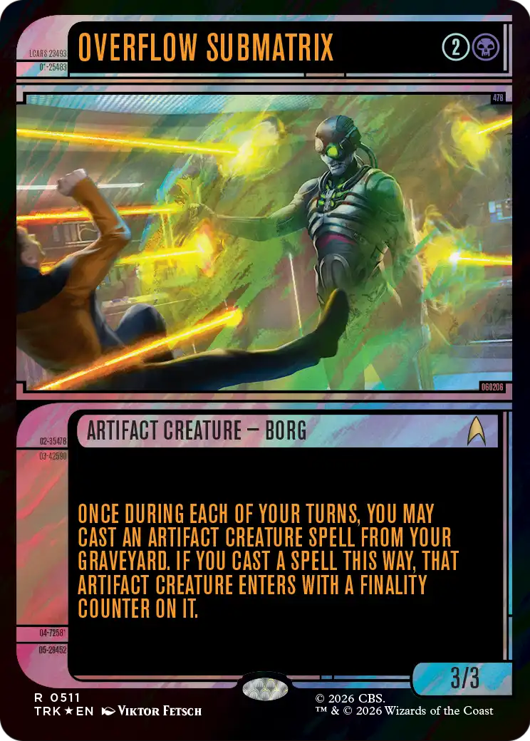 Overflow Submatrix (Showcase) (Surge Foil) [Star Trek]