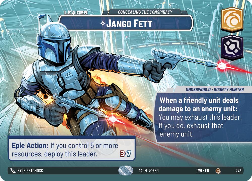 Jango Fett - Concealing the Conspiracy (Showcase) (273) [Twilight of the Republic]