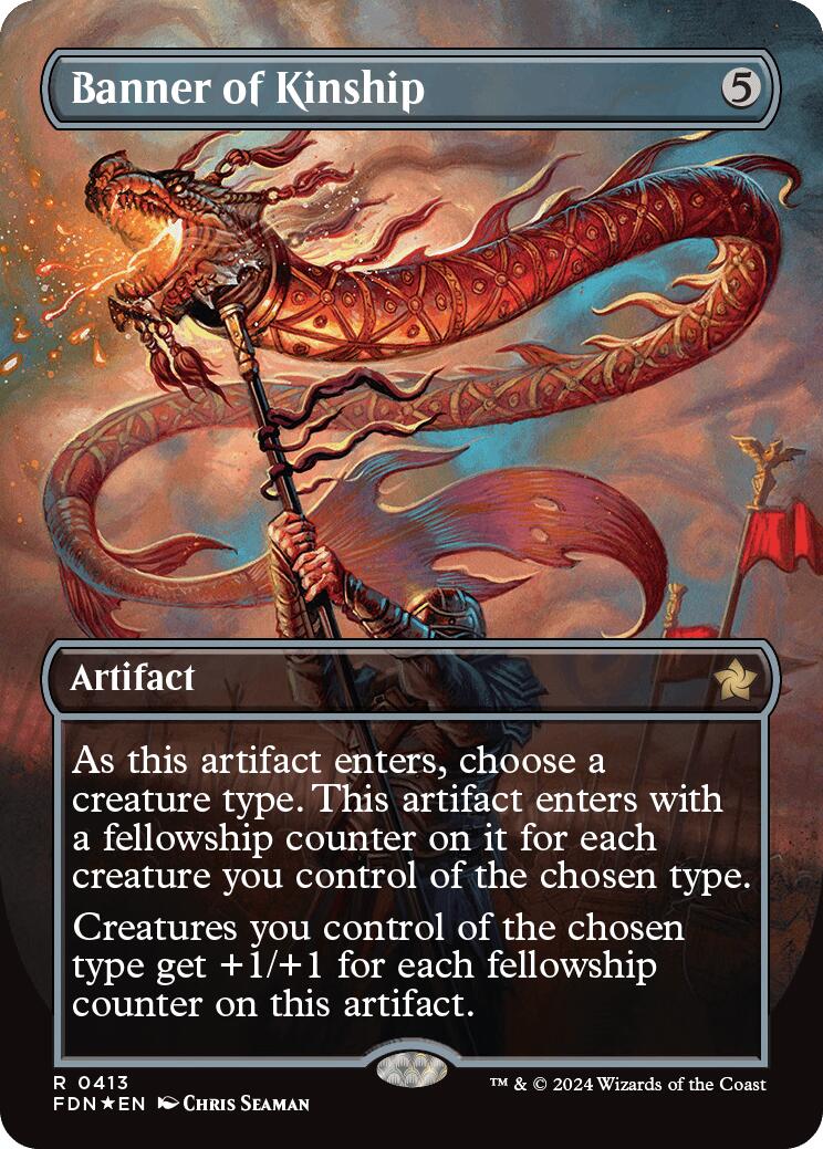 Banner of Kinship (Borderless) (Mana Foil)