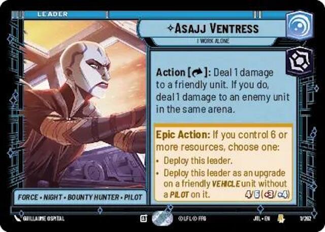 Asajj Ventress - I Work Alone (001/257) [Jump to Lightspeed]