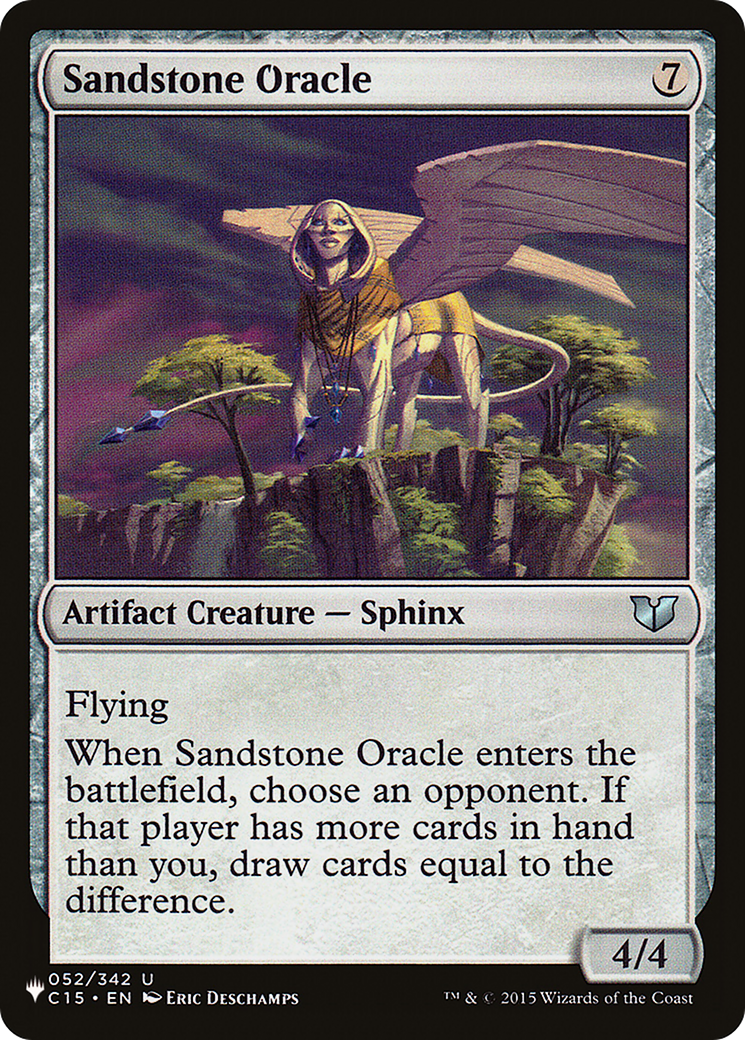 Sandstone Oracle [The List]