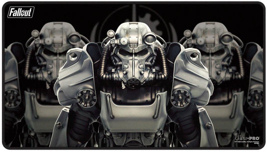 Ultra PRO: Black Stitched Standard Gaming Playmat - Brotherhood of Steel (Fallout)