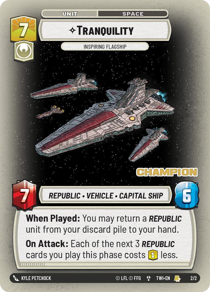 Tranquility - Inspiring Flagship (Champion) (2/2) [Store Showdown Promos]