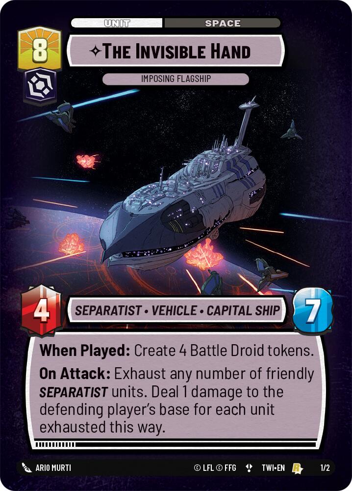 The Invisible Hand - Imposing Flagship (Store Showdown) (1/2) [Twilight of the Republic Promos]