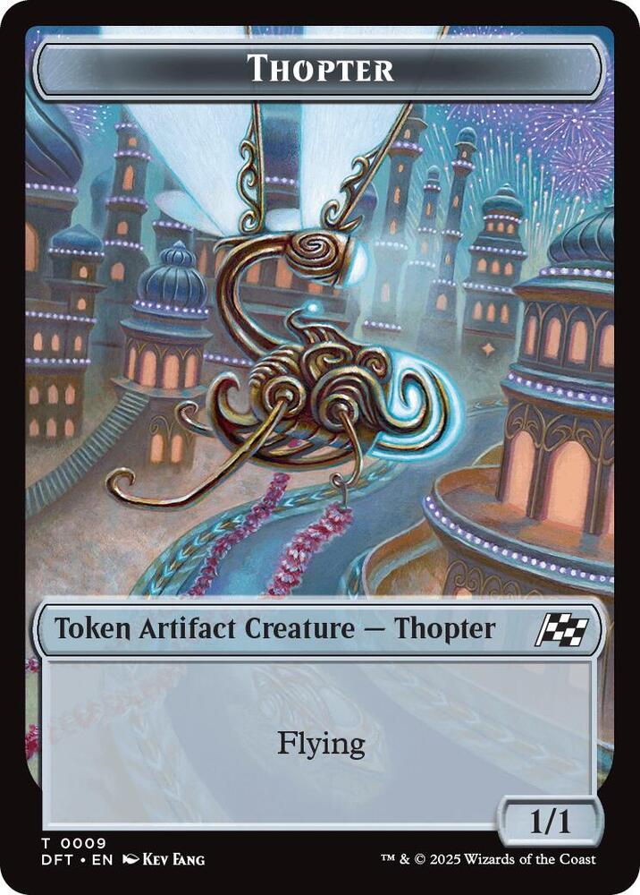 Servo // Thopter (0009) Double-Sided Token (Back)