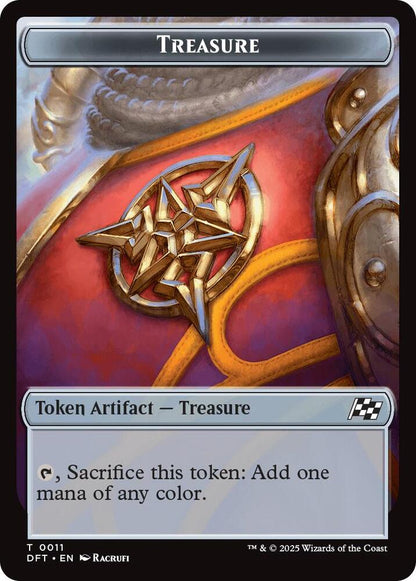 Thopter (0009) // Treasure Double-Sided Token (Back)