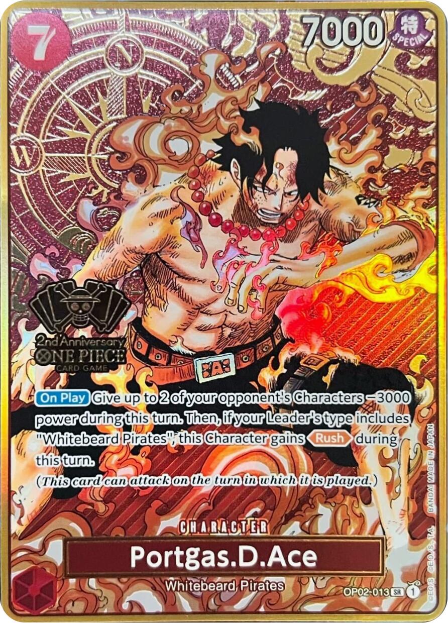 Portgas.D.Ace (Japanese Version 2nd Anniversary Set) [One Piece Promotion Cards]