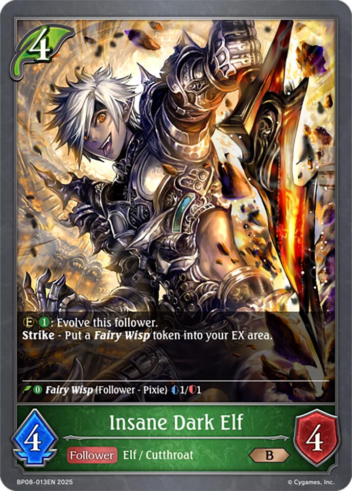 Insane Dark Elf (BP08-013EN) [Alterchaotica]