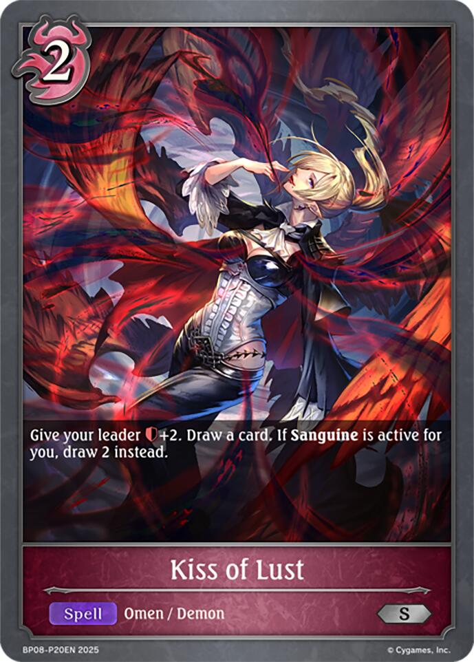 Kiss of Lust - P20EN (Foil) (BP08-P20EN) [Alterchaotica]