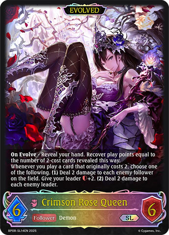 Crimson Rose Queen (Evolved) (BP08-SL14EN) [Alterchaotica]