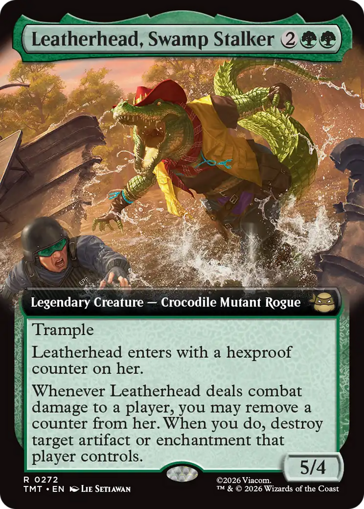 Leatherhead, Swamp Stalker (Extended Art) [TMT - 272]