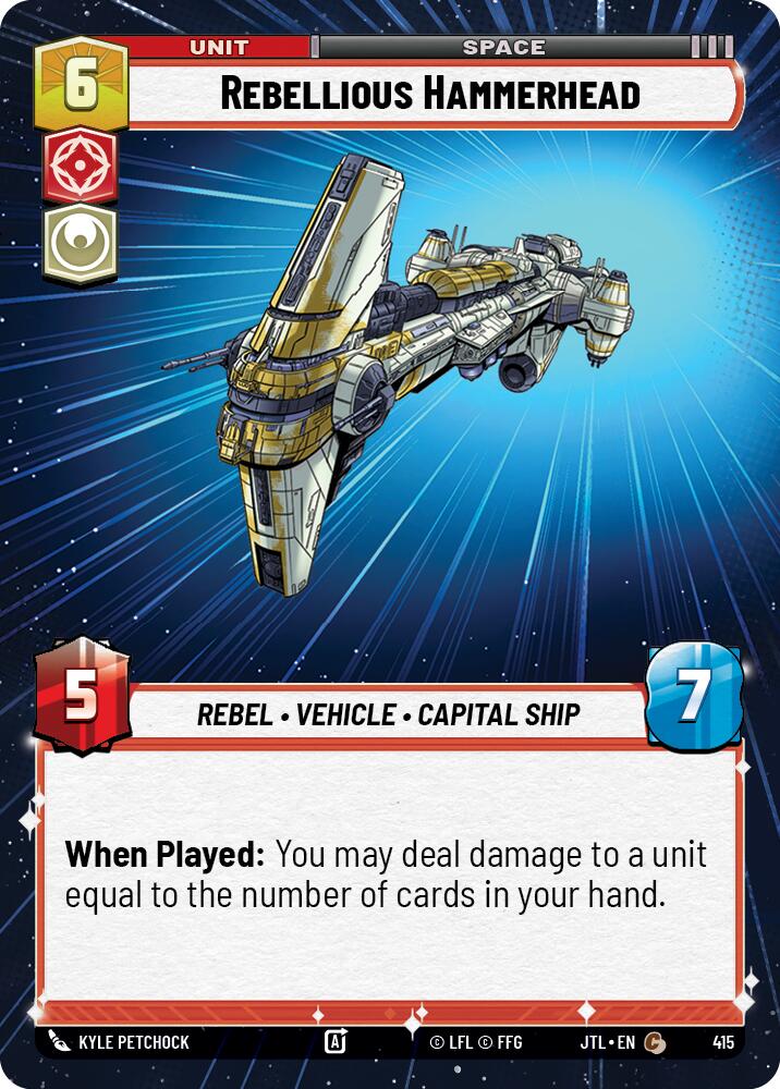 Rebellious Hammerhead (Hyperspace)