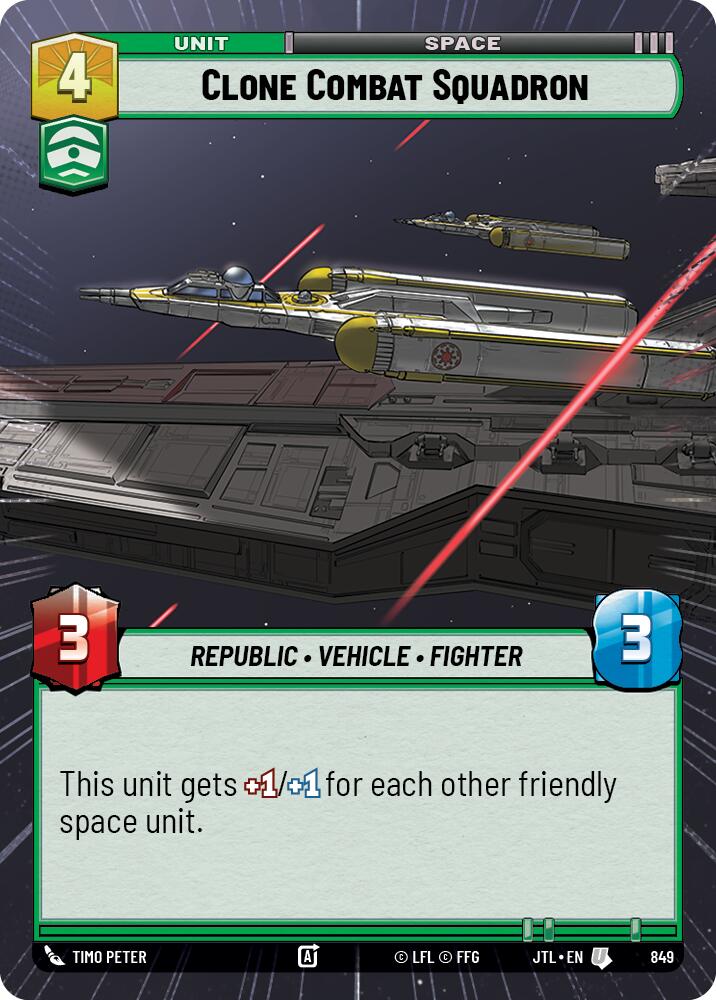 Clone Combat Squadron (Hyperspace Foil)