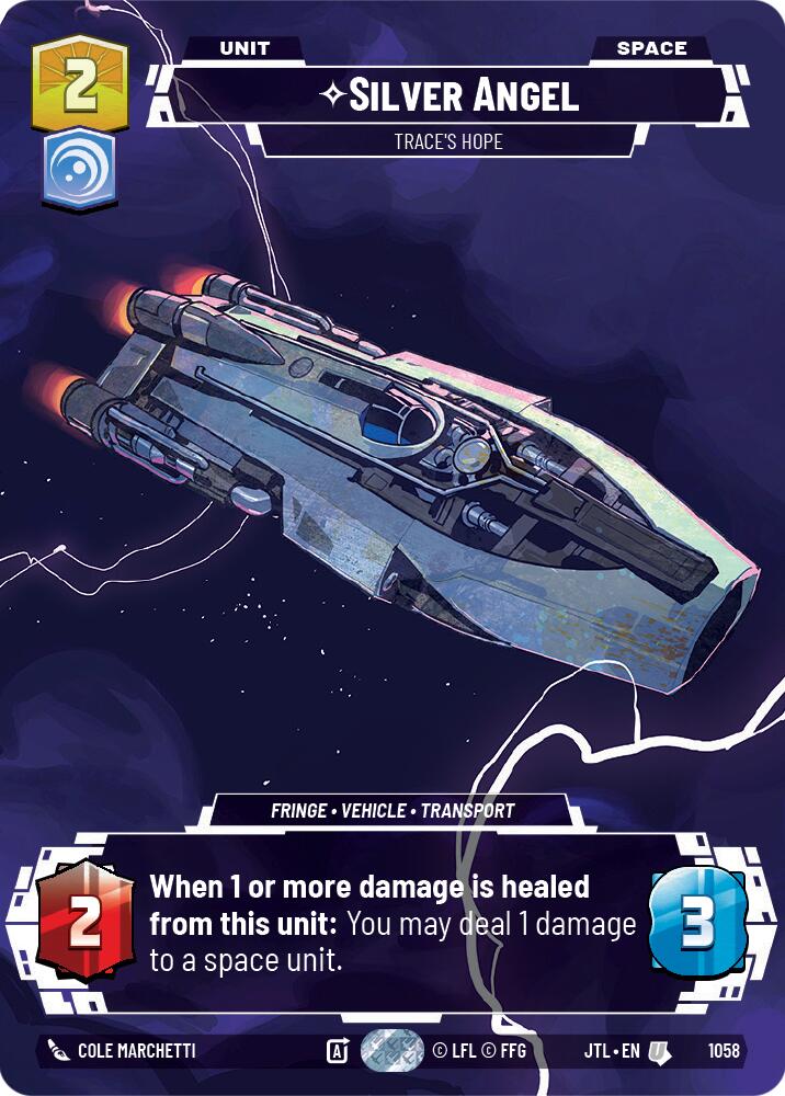 Silver Angel - Trace's Hope (Prestige Foil) (1058) [Jump to Lightspeed]