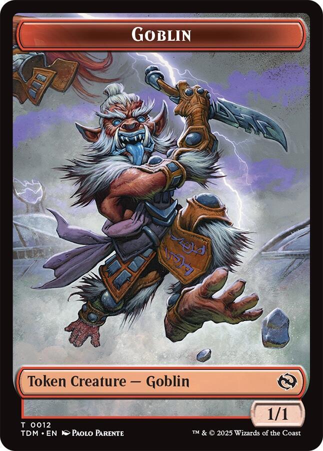 Dog // Goblin Double-Sided Token (Back)