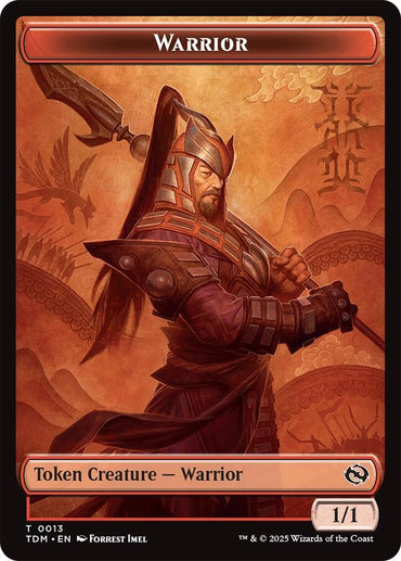 Servo // Warrior Double-Sided Token (Back)