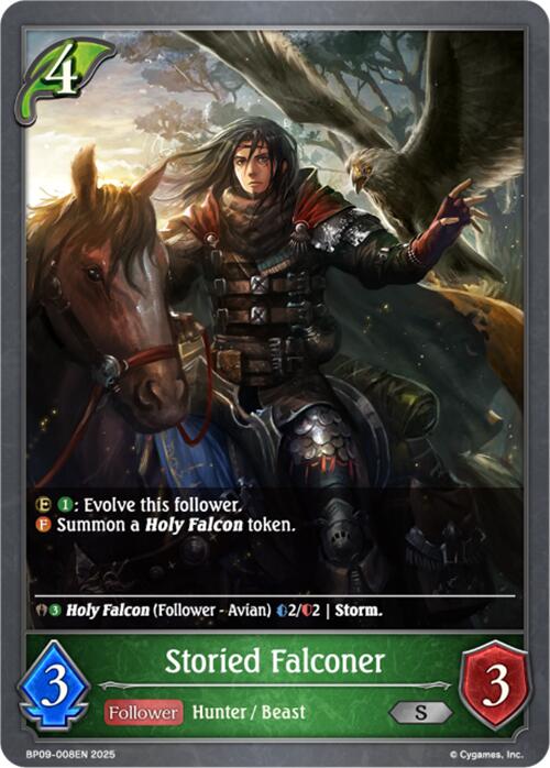 Storied Falconer (BP09-008EN) [Duet of Dawn and Dusk]