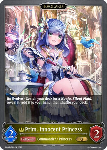 Prim, Innocent Princess (Evolved) (BP09-022EN) [Duet of Dawn and Dusk]