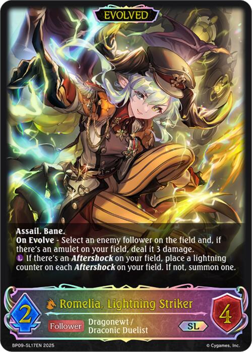 Romelia, Lightning Striker (Evolved) (SL) (BP09-SL17EN) [Duet of Dawn and Dusk]