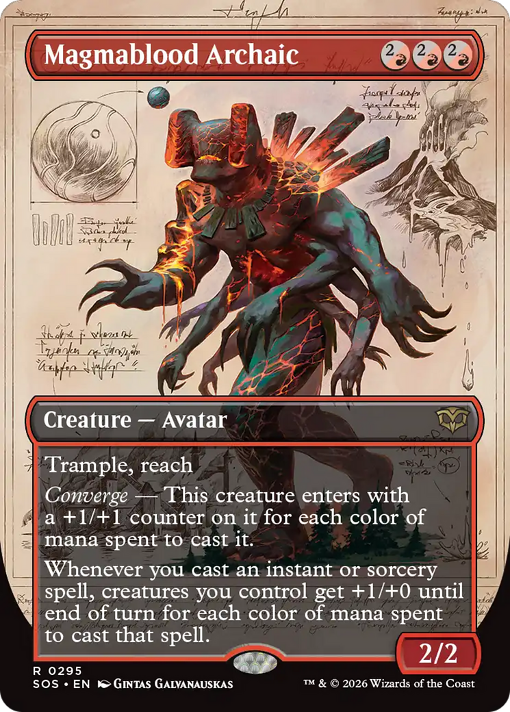 Magmablood Archaic (Borderless) [SOS - 295]