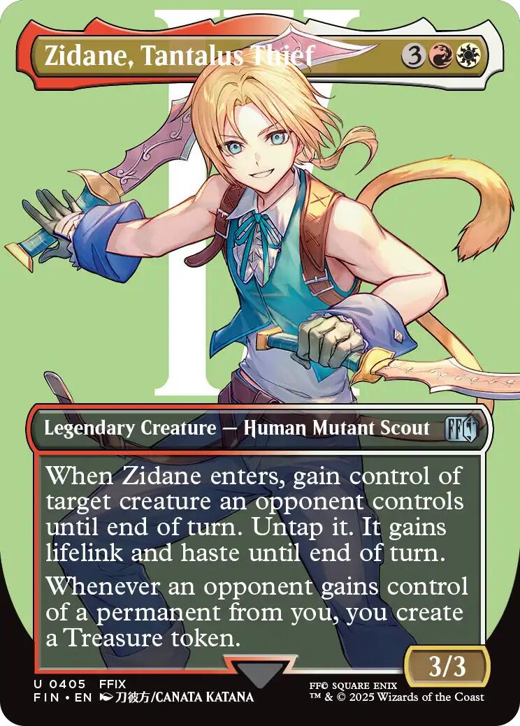 Zidane, Tantalus Thief (Borderless)