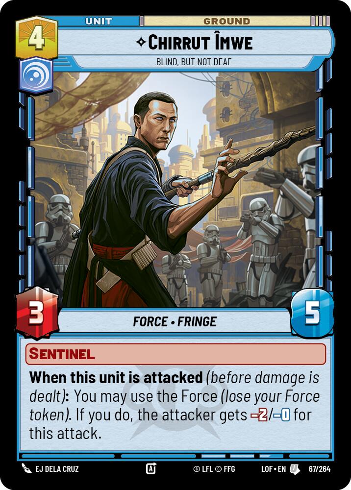 Chirrut Imwe - Blind, but not Deaf