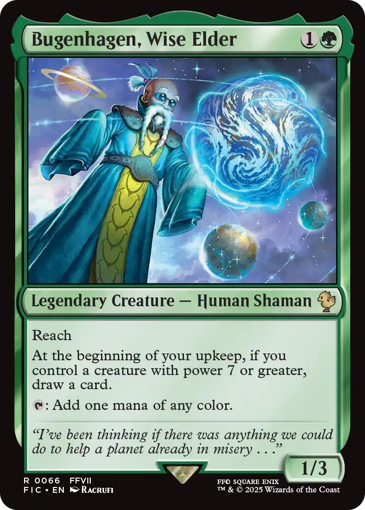 Bugenhagen, Wise Elder (Surge Foil) [FINAL FANTASY Commander]