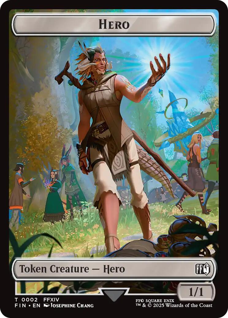 Hero (0002) // Knight Double-Sided Token