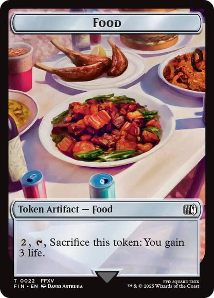 Hero (0004) // Food Double-Sided Token (Back)
