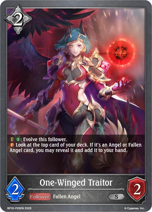 One-Winged Traitor - P25 (Foil) (BP10-P25EN) [Gods of the Arcana]
