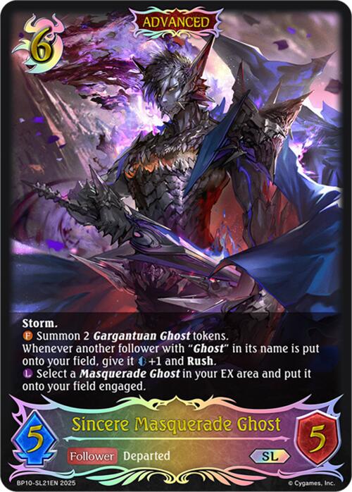 Sincere Masquerade Ghost (SL) (BP10-SL21EN) [Gods of the Arcana]