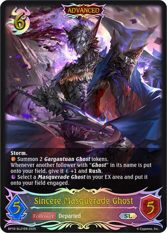 Sincere Masquerade Ghost (SL) (BP10-SL21EN) [Gods of the Arcana]