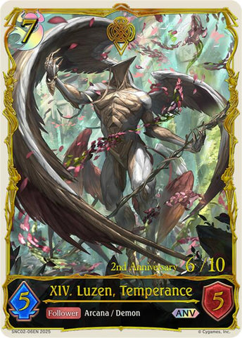XIV. Luzen, Temperance (ANV) (SNC02-06EN) [Gods of the Arcana]