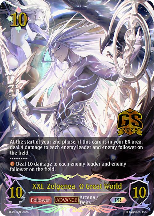 XXI. Zelgenea, O Great World (PR-269EN) [Promotional Cards]