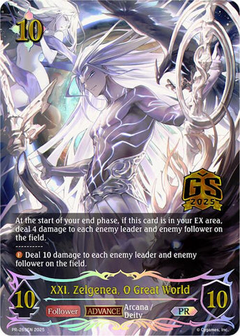 XXI. Zelgenea, O Great World (PR-269EN) [Promotional Cards]