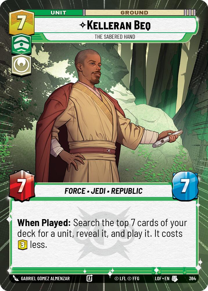 Kelleran Beq (364) - The Sabered Hand (Hyperspace) (364) [Legends of the Force]