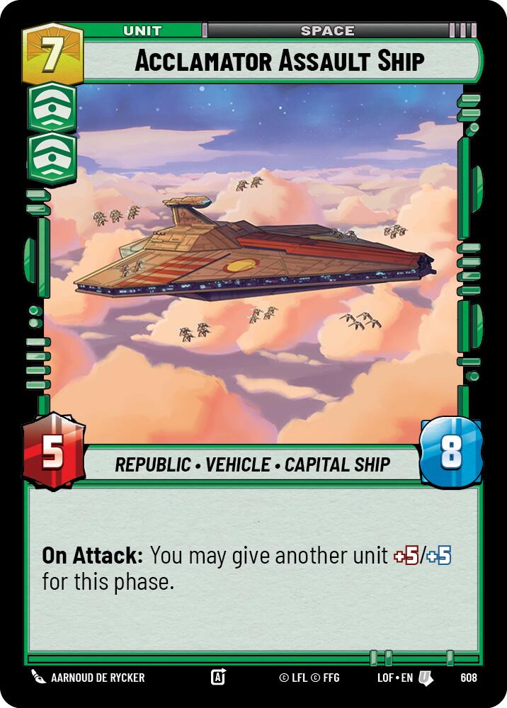 Acclamator Assault Ship (Foil)
