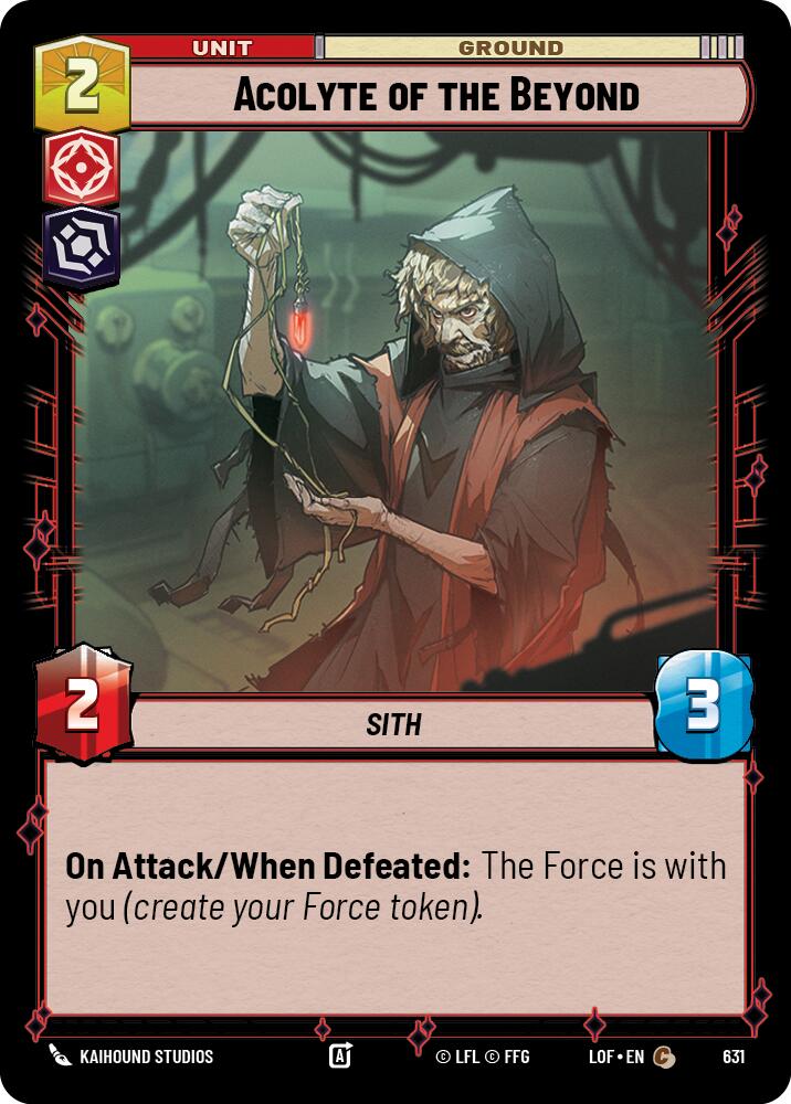 Acolyte of the Beyond (631) (Foil) (631) [Legends of the Force]