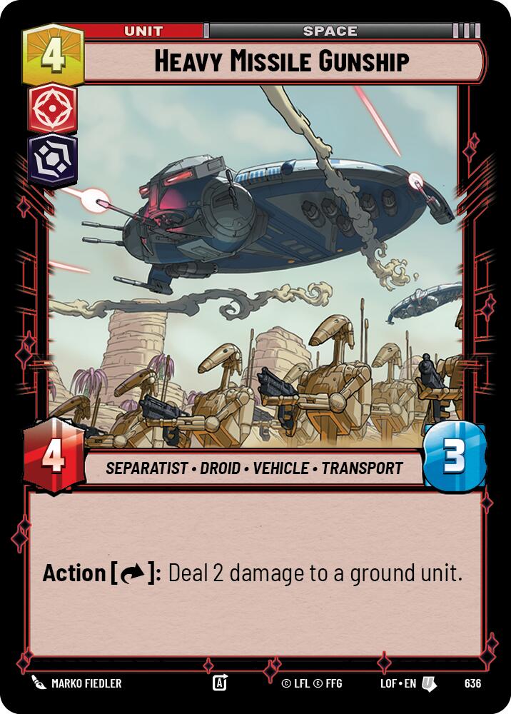 Heavy Missile Gunship (Foil)