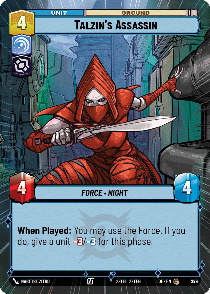 Talzin's Assassin (775) (Hyperspace Foil) (775) [Legends of the Force]