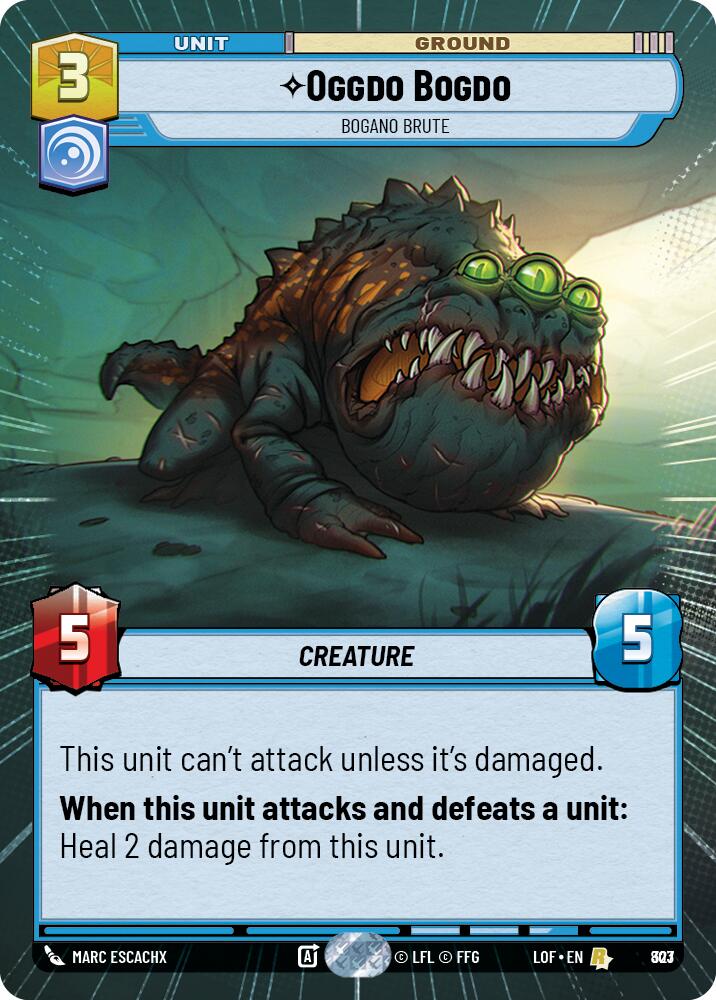 Oggdo Bogdo (803) - Bogano Brute (Hyperspace Foil) (803) [Legends of the Force]
