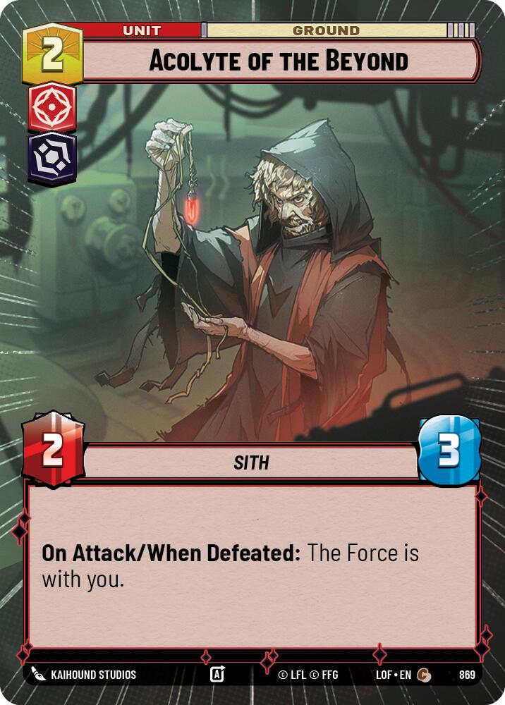 Acolyte of the Beyond (869) (Hyperspace Foil) (869) [Legends of the Force]
